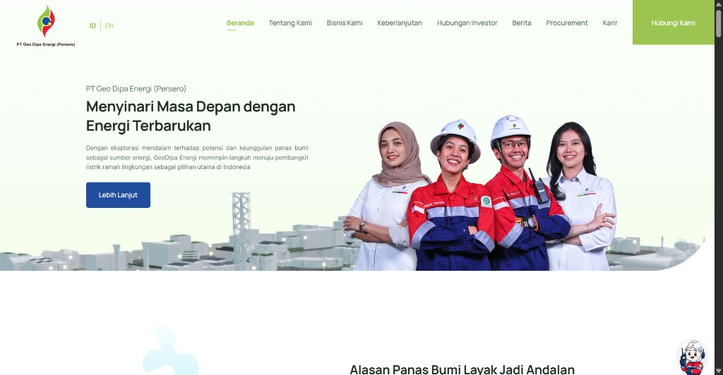 PT Geo Dipa Energi screenshot